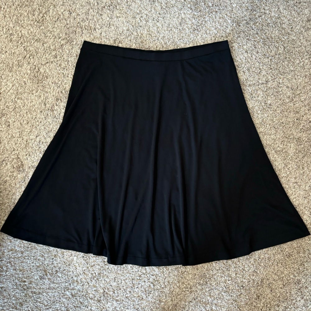 Attention Classic Black A-Line Skirt